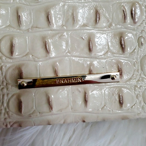 NWT Brahmin Perri Crossbody Bag Vanilla Melbourne - Picture 7 of 11